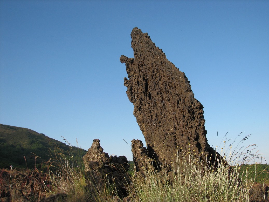 Sull''Etna al tramonto